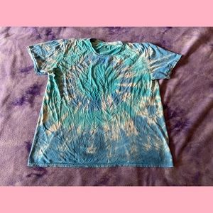 Blue tie dye
